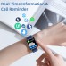 Dirrelo Smart Watch, Alexa Smartwatch for Android Phones iPhone Compatible Women Men, 1.69" Touch Screen 300+ Dials, 5ATM Waterproof Fitness Tracker Watch Heart Rate/Blood Oxygen/Sleep Monitor Blue